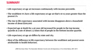 Income and Life Expectancy