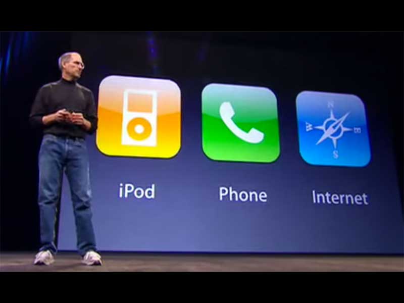 Steve Jobs and Apple products