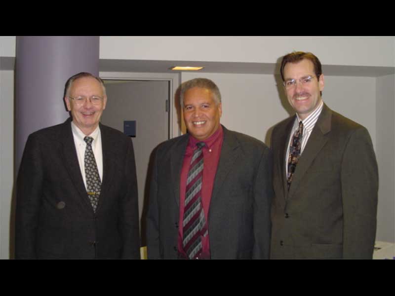 From left to right they are Joseph Dorsey, Paul Mendes and Ken Paulus