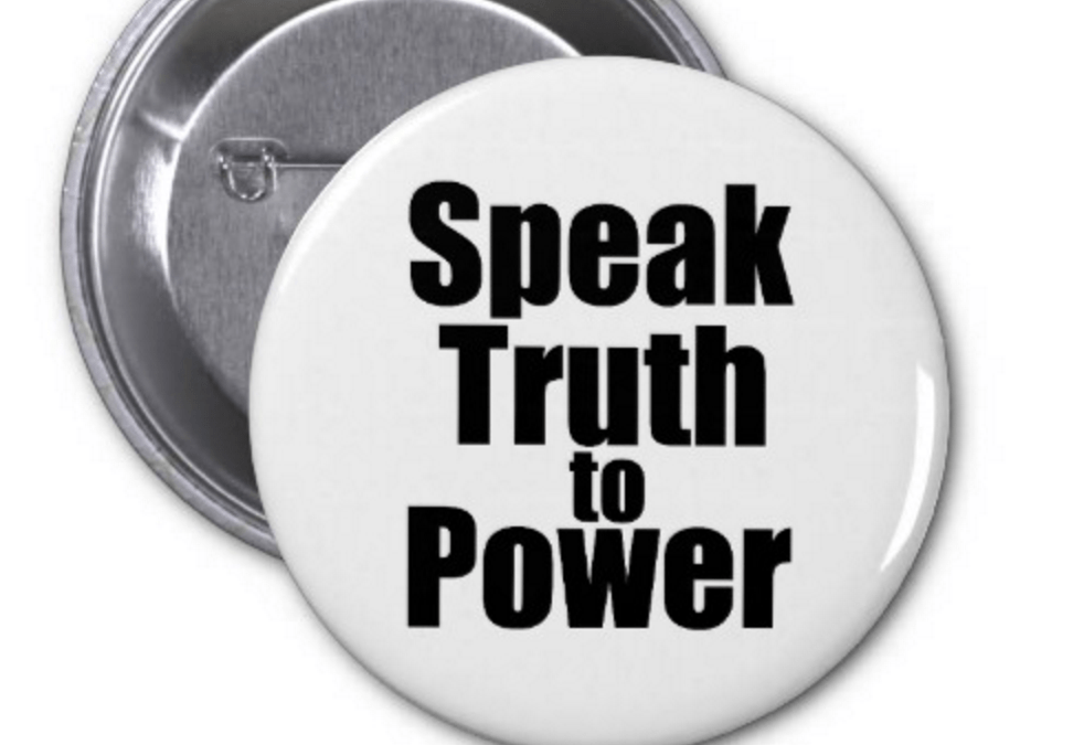 Speak Truth to Power button